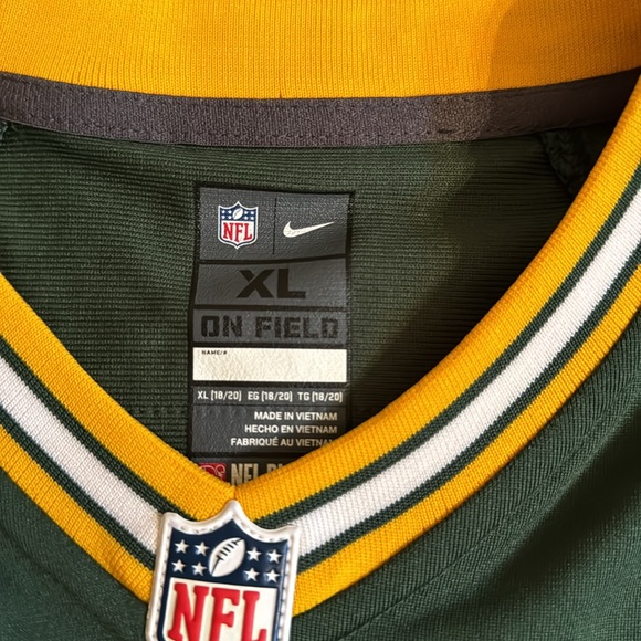 BIG BOYS - AARON RODGERS JERSEY - Size XL 18-20 - Picture 5 of 11